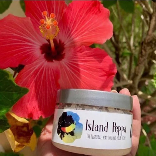 Jar of Coconut Scrub for gentle exfoliation and radiant glow