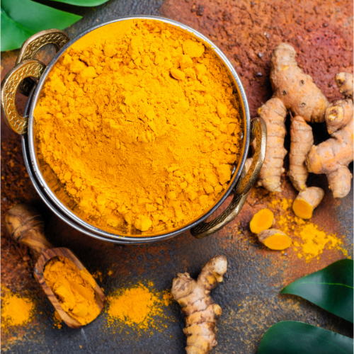 Stock photo of Sweet Turmeric Scrub for natural brightening and exfoliation