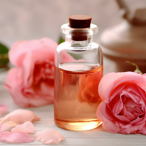 Stock photo of Yoni Oil for feminine care and natural hygiene