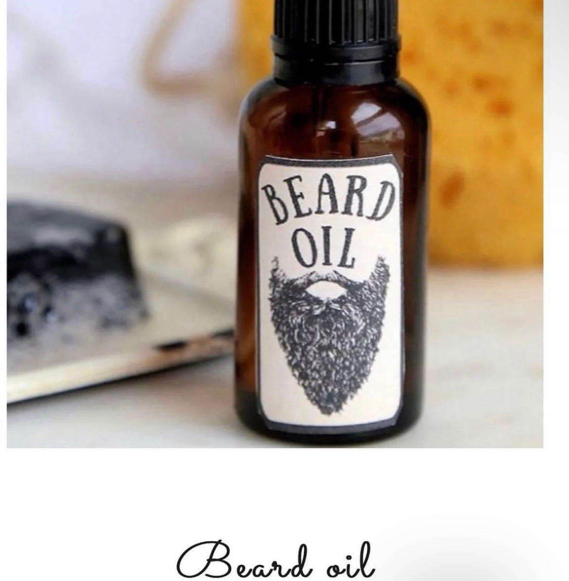 Men beard oil